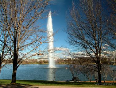 Lake Burley Griffin Fountain, Canberra, Australian Capital Territory - 1